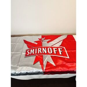 Smirnoff Vodka Flag Banner Sign 56X33 One Sided